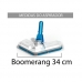 Aspirador Plastico Boomerang Com Escova Piscina Sodramar