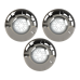Kit 3 Refletor Led Inox RGB 9W Para Piscina Luxpool