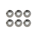 Kit 6 Refletor Led Inox RGB 9W Para Piscina Luxpool