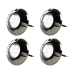 Kit 4 Refletor Led Inox RGB 9W Para Piscina Luxpool