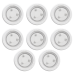 Kit 8 Refletor Led Rgb 4,5w Piscina De Fibra Fluidra Ip68