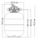 Filtro De Piscina Fluidra GRE300 30.000 Litros