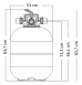 Filtro De Piscina GRE500 70.000 Litros
