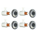 KIT 4 BICO JATO HIDROMASSAGEM PRATIC INOX SODRAMAR 50MM