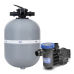 Kit Bomba 3/4 CV Syllent e Filtro GRE500 Piscina Até 70.000L