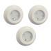 Kit 3 Luminária Led Para Piscinas RGB ABS 9w Até 12m² 