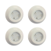 Kit 4 Luminária Led Para Piscinas RGB ABS 9w Até 12m² 