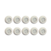 Kit 10 Luminária Led Para Piscinas RGB ABS 9w Até 12m² 