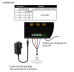 Controlador Módulo RGB PDX1370N C/Fonte Fasgold 12V/2A 24W