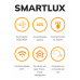 SmartLux + Fonte Blindada IP68 3A 36W + 04 Refletor RGB 9W