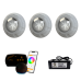3 Refletor LED RGB 9W + Control. SmartLux + Fonte 3A 36W