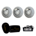 3 Refletor LED RGB 9W + Módulo RGB + Fonte 3A 36W