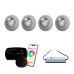 SmartLux + Fonte Blindada IP68 3A 36W + 04 Refletor RGB 9W