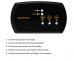 Módulo RGB + Fonte Blindada IP68 3A 36W + 04 Refletor RGB 9W