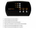 Módulo 2 Saídas + Fonte Blindada 3A 36W + 04 Refletor RGB 9W