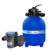 Kit Filtro Piscina SLY400 e Bomba Syllent 1/2CV Até 69.000L