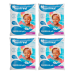Kit 4 Barrilha 2kg Montreal Piscina Limpa Elevador de pH+