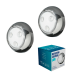 2 Refletor LED RGB Aço Inox 316 LUX 12W c/cabo 10m - Fluidra