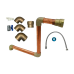 Sauna Gerador Vapor 6kw Bifásico CL e Kit Instalação Cobre