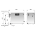 Sauna Steam 12kw Até 18m³ + Analógico + Luminária + Kit Inox