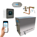 Sauna Steam Inox 9kw Até 10m³ Touch WiFi Inst Cobre Luminária