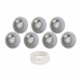 Kit 7 Refletor Led RGB 9W Para Piscina Luxpool Com Cabo 10M