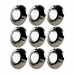 Kit 9 Refletor Led Inox RGB 9W Para Piscina Luxpool