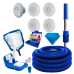 Kit Limpeza Piscina Fibra Dispositivo Aspirador Peneira