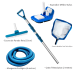 Kit Limpeza Piscina Fibra Vinil Acessorios Aspirador Peneira