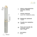 Bomba Submersa Solar Lepono 3 Pol Cpip108-750-3.2-98-75 750w