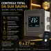 Sauna CL 12kw Trif. 380v Quadro Touch WiFi Ambiente at&eacute; 18m&sup3;