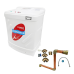 Sauna CL 12kw Trif. 380v Kit Instalação Cobre Ambiente 18m³