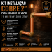 Sauna CL 15kw Trif. 380v Kit Instalação Cobre Ambiente 25m³