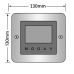 Sauna 12kw Trif 380v Quadro Touch WiFi Instalação Cobre 18m³