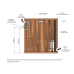 Gerador Calor Sauna Seca Finlandesa 6kW até 10m³ Sodramar