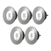 Kit 5 Refletor Led Tholz Slim 10w Inox 316 RGB 3/20M e 2/10M