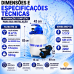 Bomba BMCP-50 1/2cv Centrifulga c/pf e Filtro Fm 40 Ecom