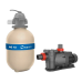 Kit Filtro Sibrape AQ-12 e Bomba XKP405 1/3HP Mono 127/220V