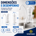 Purificador Lorenzetti com Torneira Acqua Bella Branco
