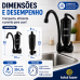 Purificador Lorenzetti com Torneira Acqua Bella Preto