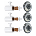 Kit 3 Prolongador Hidro Plug Retorno DR Pratic 50mm Inox 316