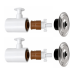 Kit 02 Prolongador Hidro Plug + Pratique Retorno Inaqua 50mm