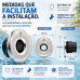 Kit 01 Prolongador Hidro Plug Master Retorno 316 Inaqua 50mm