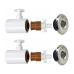 Kit 02 Prolongador Hidro Plug Master Retorno 316 Inaqua 50mm