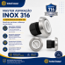 2 Dispositivo de Aspiração Linha Master Inaqua Inox 316 50mm