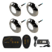 Kit Smart Lux Completo 2 Sa&iacute;das Fonte e 04 Refletor Inox RGB