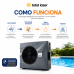 Trocador de Calor Piscina Brustec BR 50 Full Inverter 220V