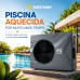 Trocador de Calor Piscina Brustec BR 50 Full Inverter 220V
