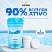 6 Cloro Piscina Pastilha Tricloro Domclor 6kg 30x200g 90%