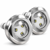 kit 2 Led De Piscina 10w Rgbw Inox 316 Syllent Rgb 12v